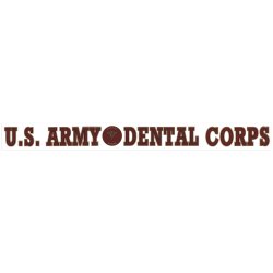 U.S. Army Dental Corps Decal