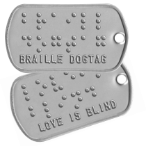 Braille Dog Tags & Signs