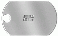 Jumbo Shiny Dog Tag