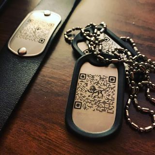 Military Dog Tag Necklace - Stainless Steel - Laser Engraved – My