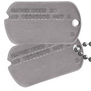 why do people have two dog tags