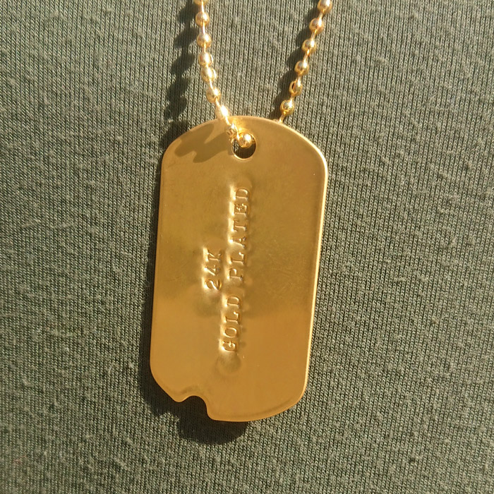 Engraved Gold Dog Tags | canoeracing.org.uk