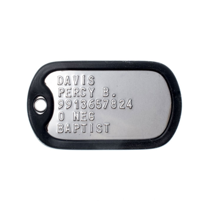 Blank Dog Tag Templates - Military / Soldiers Identification Blank