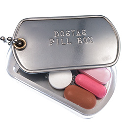 Pill Box Size Comparison, Unique Metal Pill Boxes in 10 Custom Sizes