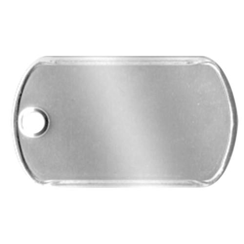 2 Hole Mini Military Stainless Steel Dog Tags