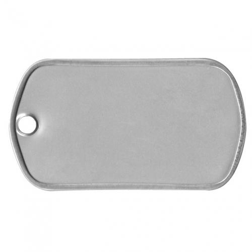 100 Matte Stainless Steel Military spec Dog Tags - BLANK