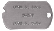 D-Day 80 Years D-Day Dog Tag - JUNE 6, 1944  D-DAY  JUNE 6, 2024   