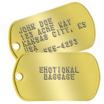 Emotional Baggage Luggage ID Tags -  EMOTIONAL BAGGAGE     