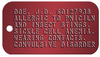 identification tags for the cell