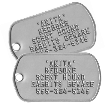 Dog Tags (per set) – Top Outfitters